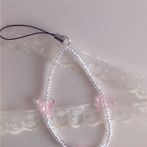 Butterfly phone strap - Picture 4 of 7